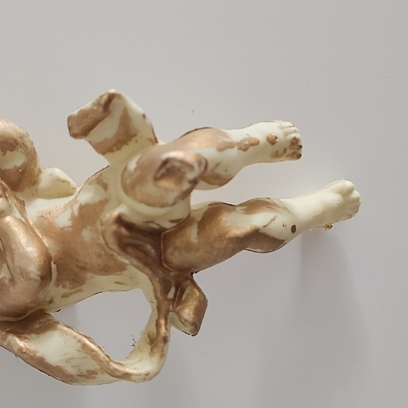 Vintage Musical Cherub Angel Ornament – Violin Player – 5.5" - Picture 4 of 7